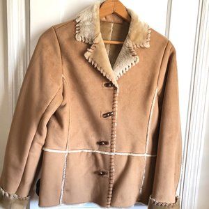 JONES NEW YORK Faux Fur Lining Size Petite Small